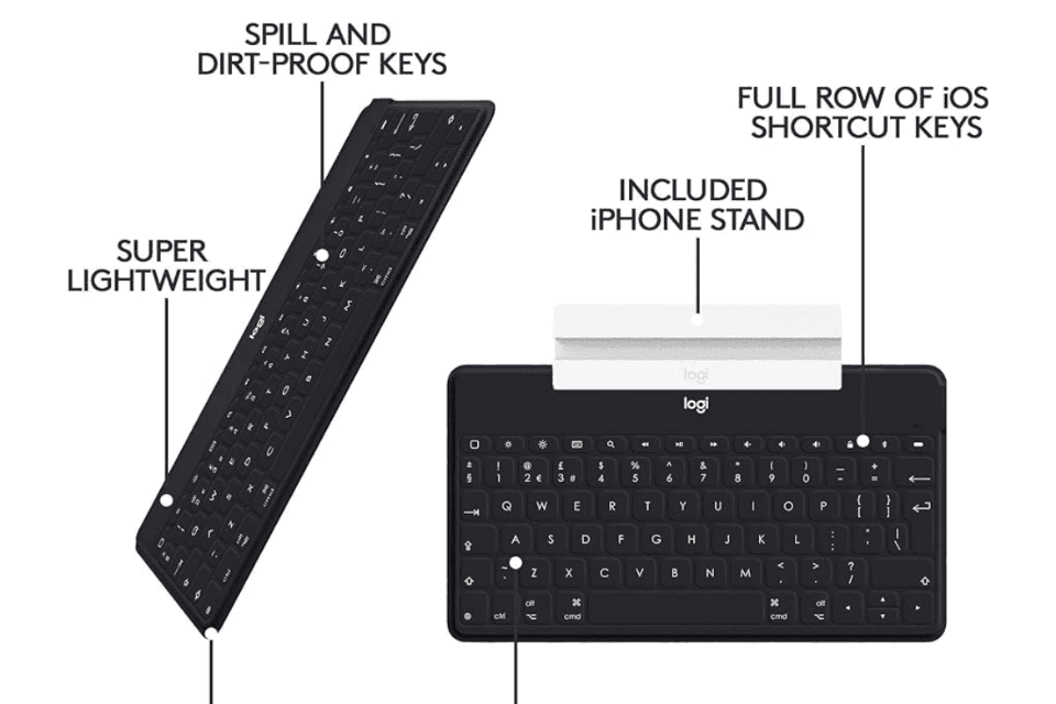 Logitech Keys-To-Go slim Bluetooth keyboard