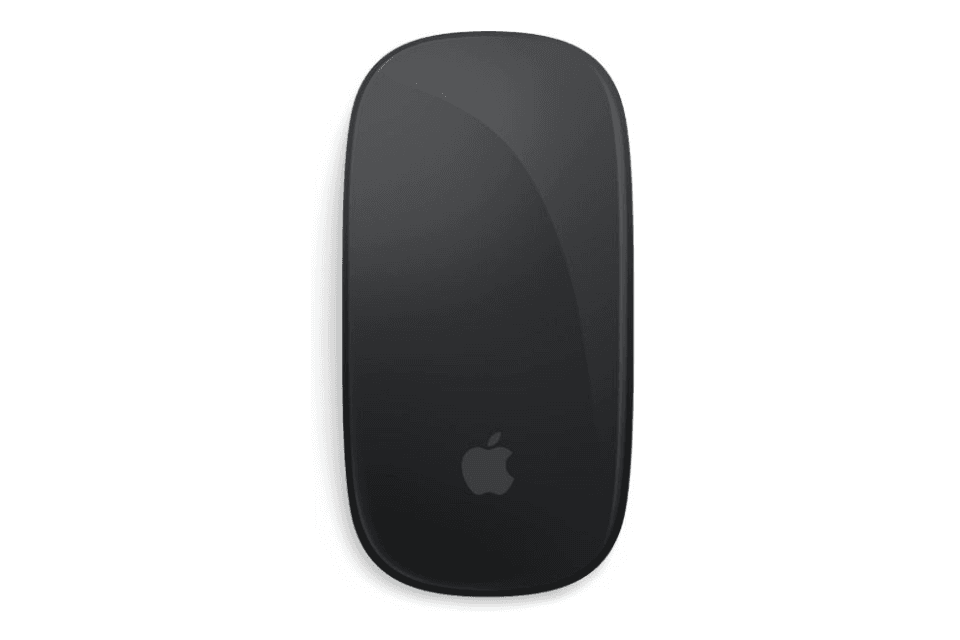 Apple Magic Mouse in black with multi-touch surface